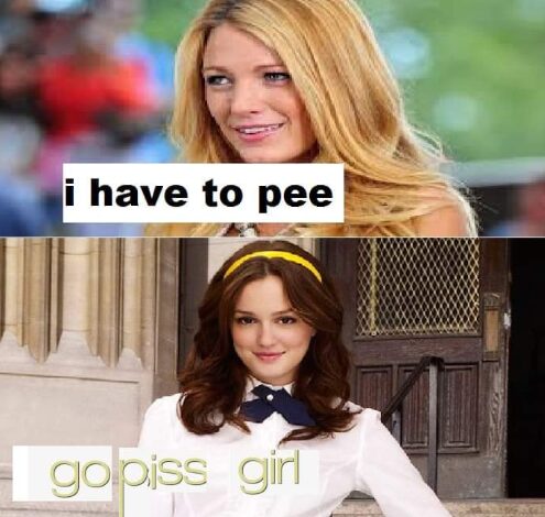 go piss girl