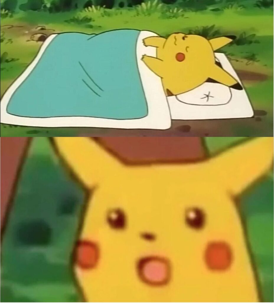 surprised pikachu